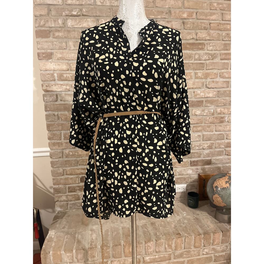 Vine & Love tunic top/dress Sz L.